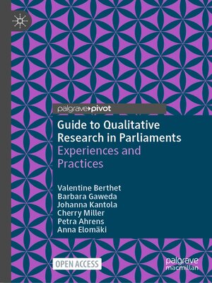 cover image of Guide to Qualitative Research in Parliaments